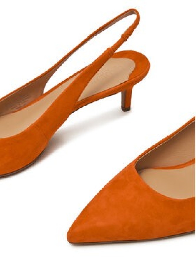 LAUREN RALPH LAUREN Czółenka Lolah II 802959263003 Pomarańczowy