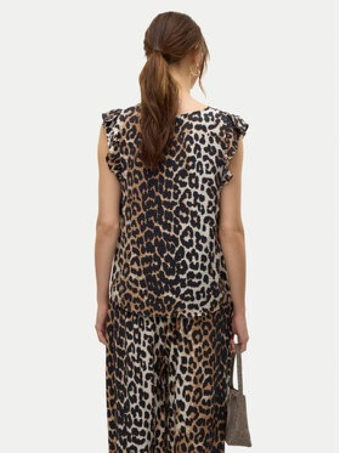 Vero Moda Spodnie materiałowe Josie 10303759 Brązowy Wide Leg