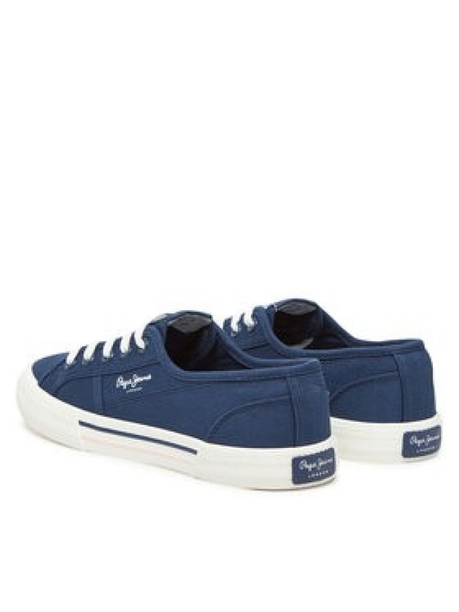 Pepe Jeans Tenisówki Brady Basic W PLS31287 Niebieski