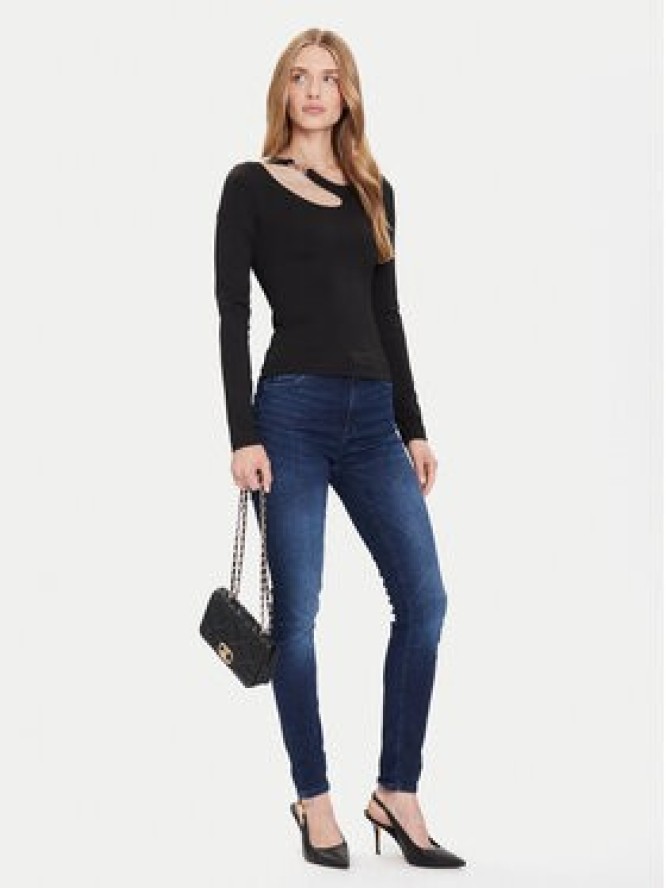 Guess Bluzka W5BP18 KC7M2 Czarny Slim Fit