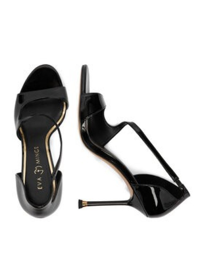 Eva Minge Sandały EO-VIOLETA-LT1735-2 Czarny