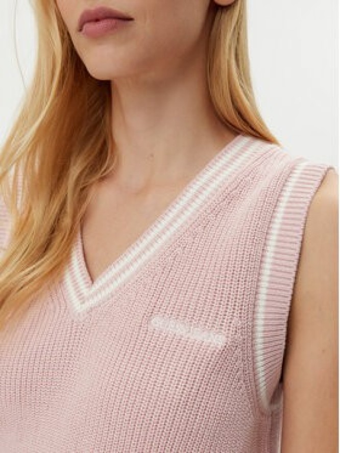 Guess Jeans Sweter W5GR02 Z3HM1 Różowy Regular Fit