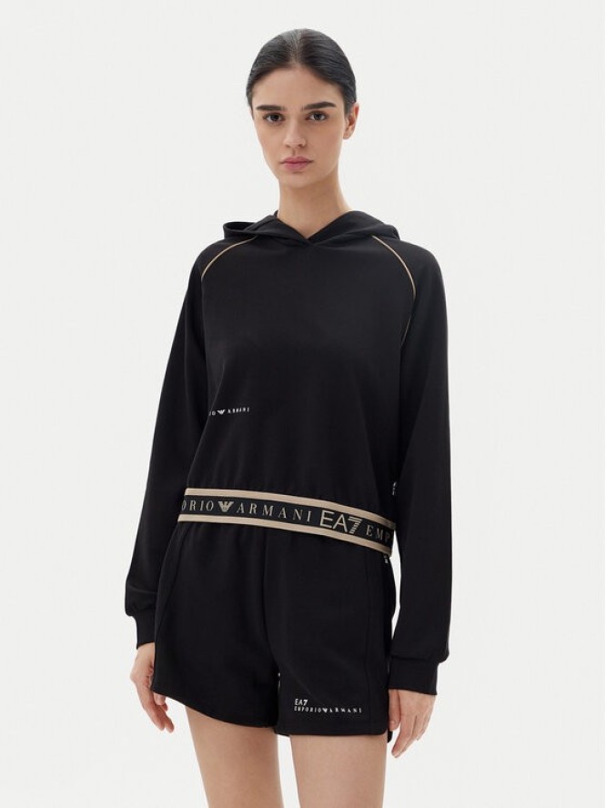 EA7 Emporio Armani Bluza 7W000277 AF12501 UC001 Czarny Regular Fit