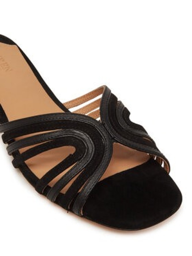 LAUREN RALPH LAUREN Klapki Fay 802961818003 Czarny