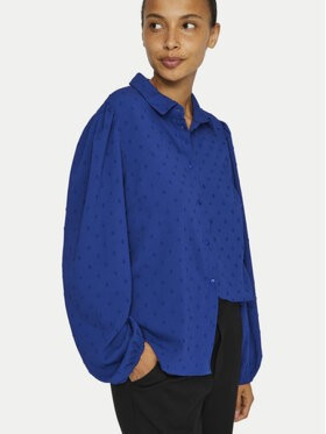 Vila Koszula Brietta 14102572 Niebieski Regular Fit