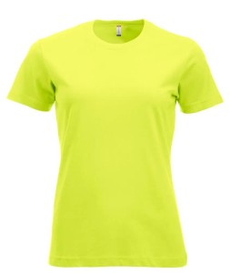 clique New Classic-T Women Klasyczny T-shirt z ringspun bawełny – visibility
