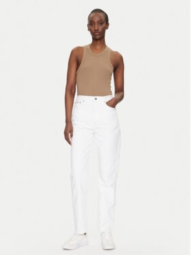 Calvin Klein Jeans Jeansy Authentic J20J225136 Biały Straight Fit