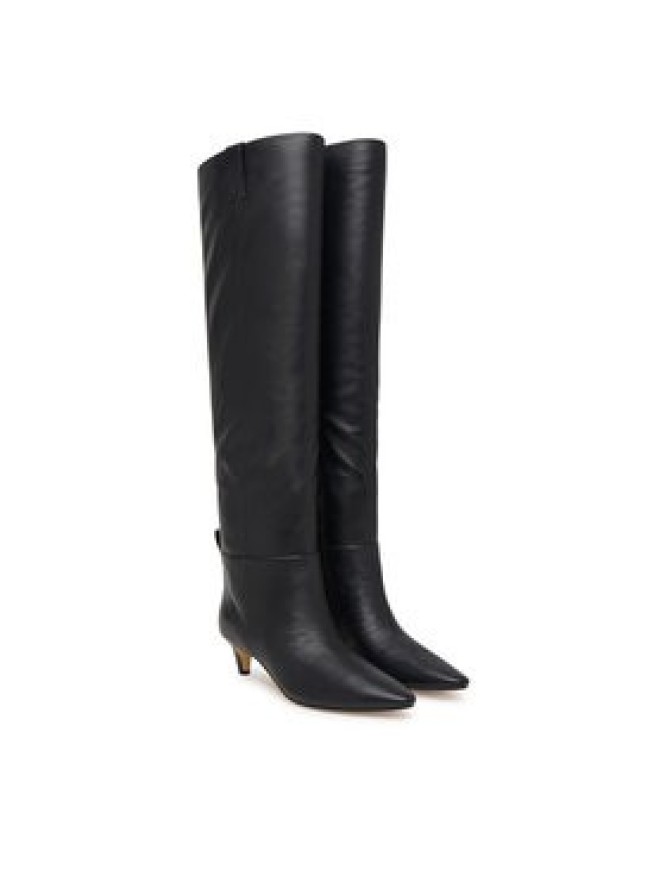 MICHAEL Michael Kors Kozaki Daniela Kitten 40F6DNMB5L Czarny