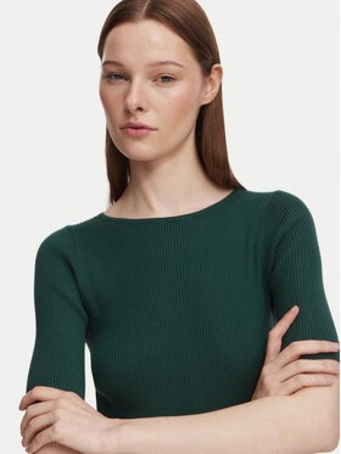 Weekend Max Mara Sweter Gola 2625366081 Zielony ciemny Regular Fit