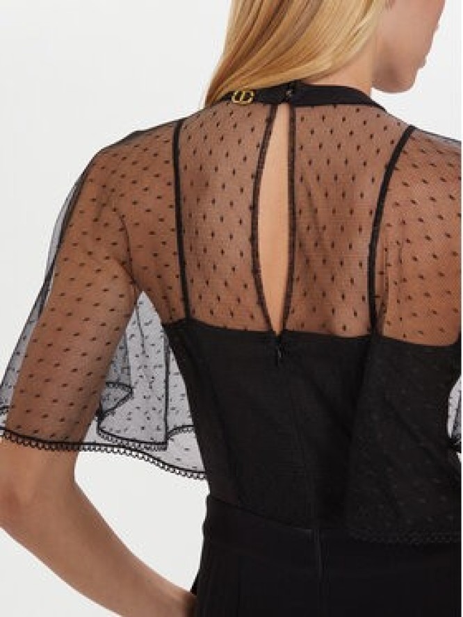 TWINSET Kombinezon 252TT2340 Czarny Wide Leg