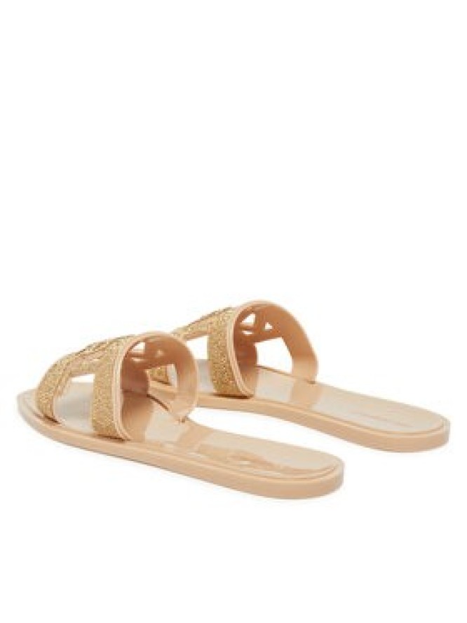 KARL LAGERFELD Klapki Jelly III KL80005S Złoty