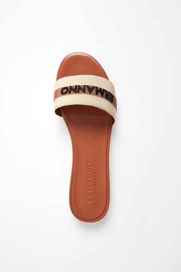 Klapki damskie skórzane ERMANNO FIRENZE