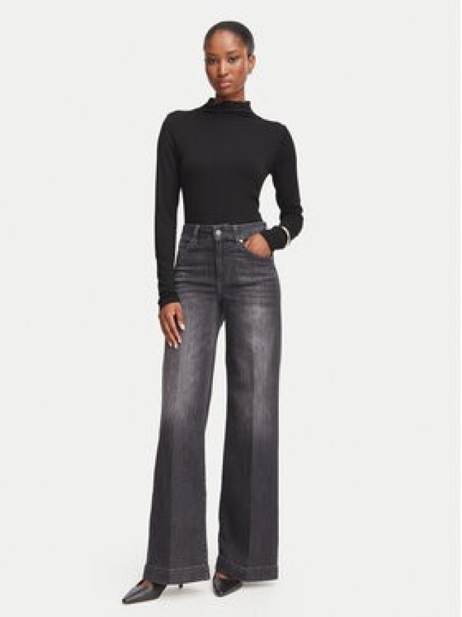 Liu Jo Jeansy UF6068 DS081 Czarny Flared Leg