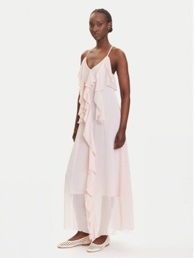 Vero Moda Sukienka wieczorowa Camille 10336405 Różowy Regular Fit