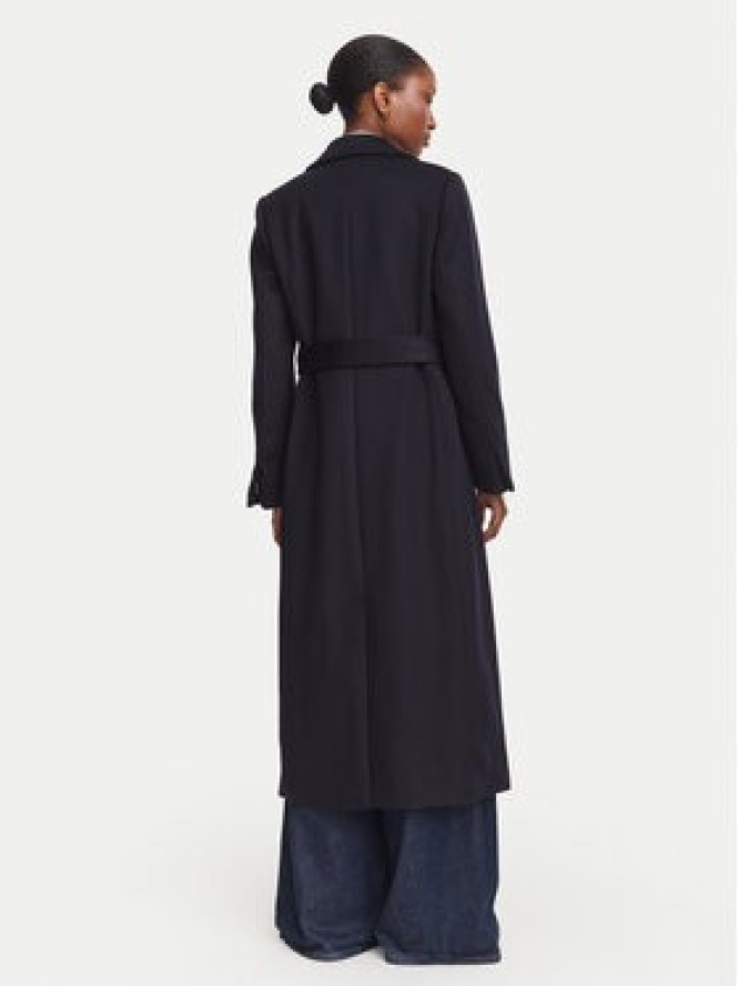 MAX&Co. Płaszcz wełniany Longrun 2628016044200 Granatowy Regular Fit