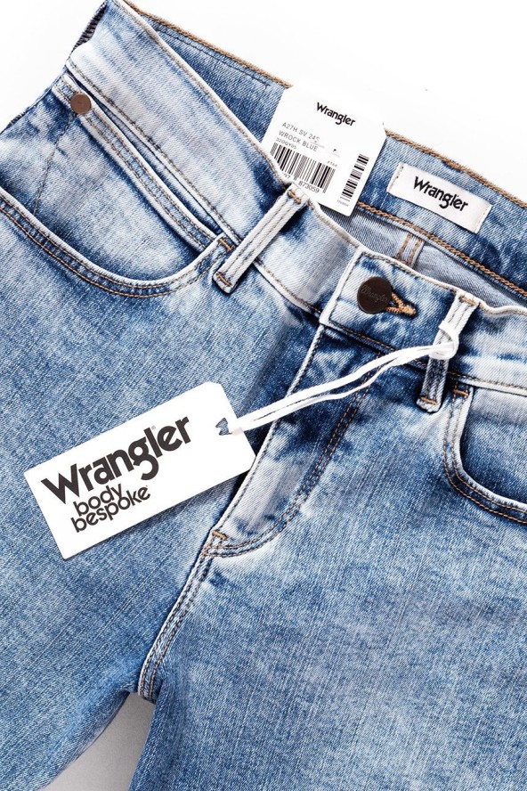 WRANGLER HIGH RISE SKINNY WROCK BLUE W27HSV24S 112128119
