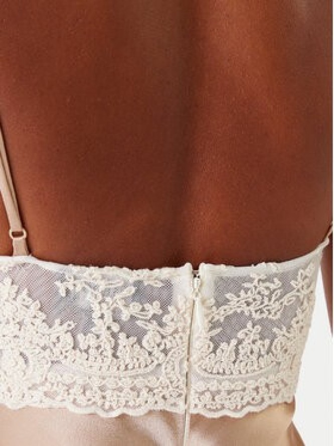 Bardot Sukienka koktajlowa Tzariana 60118DB Beżowy Regular Fit