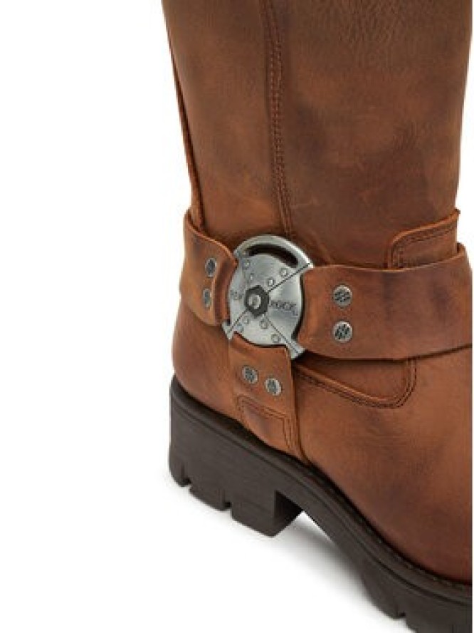 NEW ROCK Kozaki M-7610-C2 Brązowy