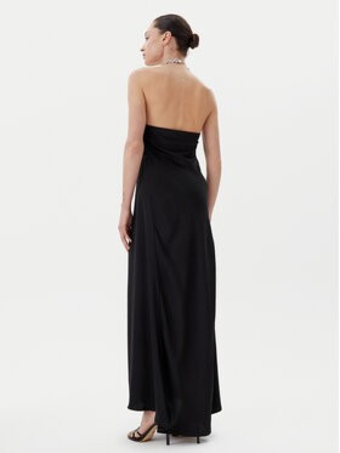 Eleh Sukienka wieczorowa ESS250045 Czarny Regular Fit