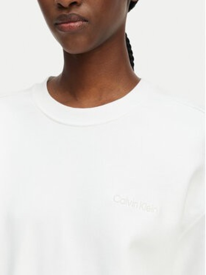 Calvin Klein Bluza LV044G214G Biały Regular Fit