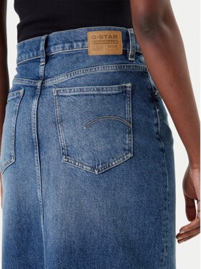 G-Star Raw Spódnica jeansowa Viktoria D24385-E106 Niebieski Regular Fit