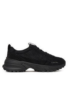Calvin Klein Sneakersy Hike Runner Lace Up Techmix YW0YW02030 Czarny