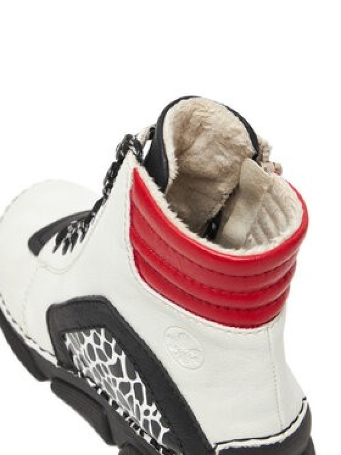 Rieker Trzewiki 45904-60 Biały