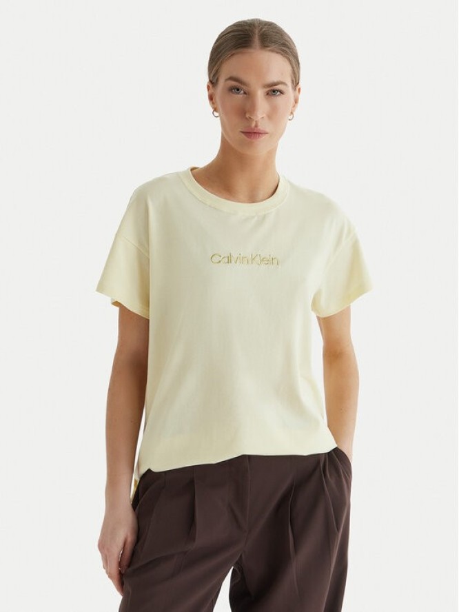 Calvin Klein Underwear T-Shirt LV00QS7593 Żółty Relaxed Fit