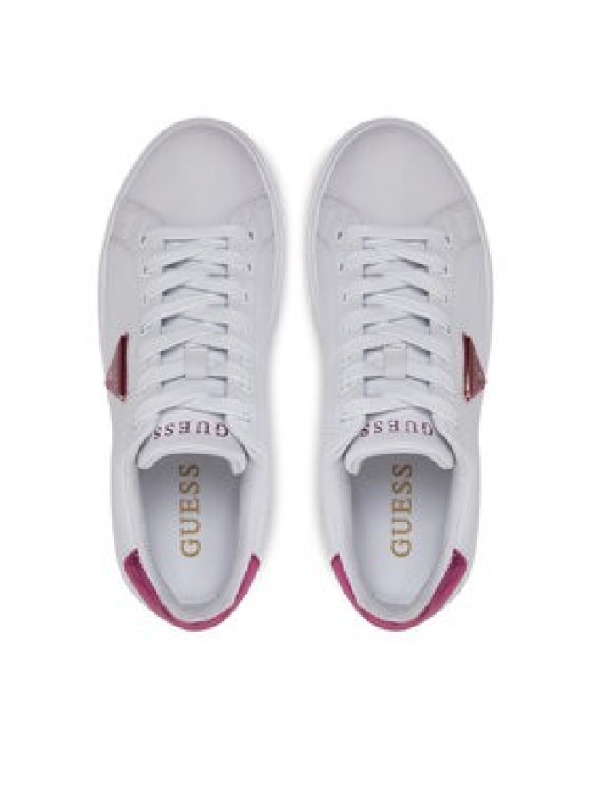 Guess Sneakersy FLJD12 LEA12 Biały