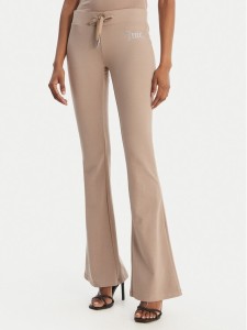 Juicy Couture Spodnie dresowe Christine JCWBJ126309 Beżowy Flared Leg