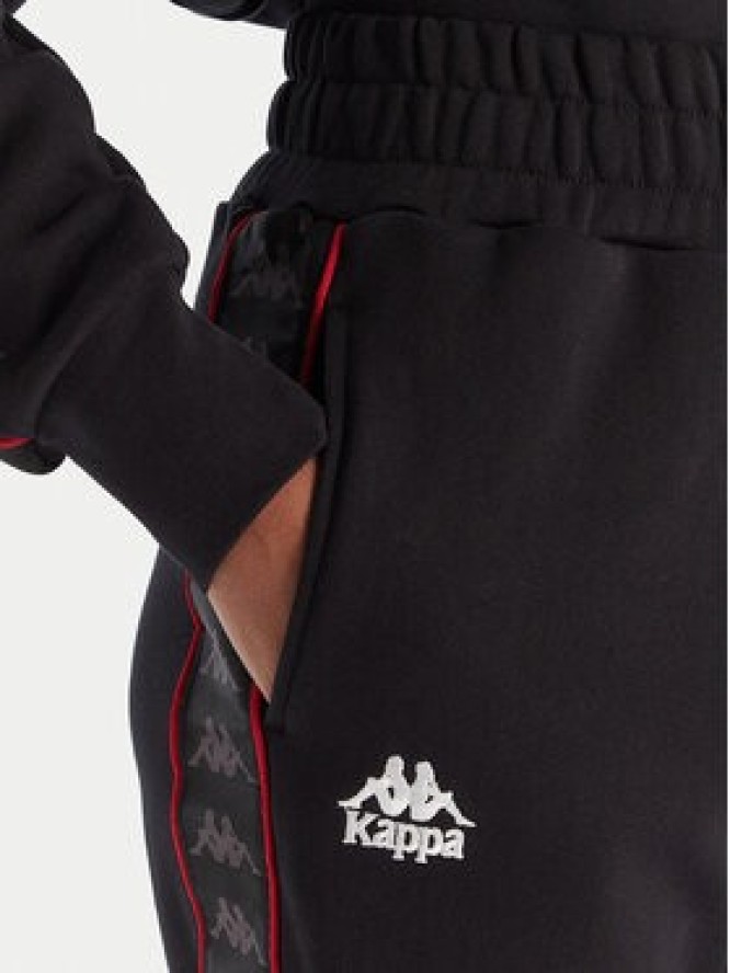 Kappa Spodnie dresowe Banda Adina 311M8HW Czarny Regular Fit
