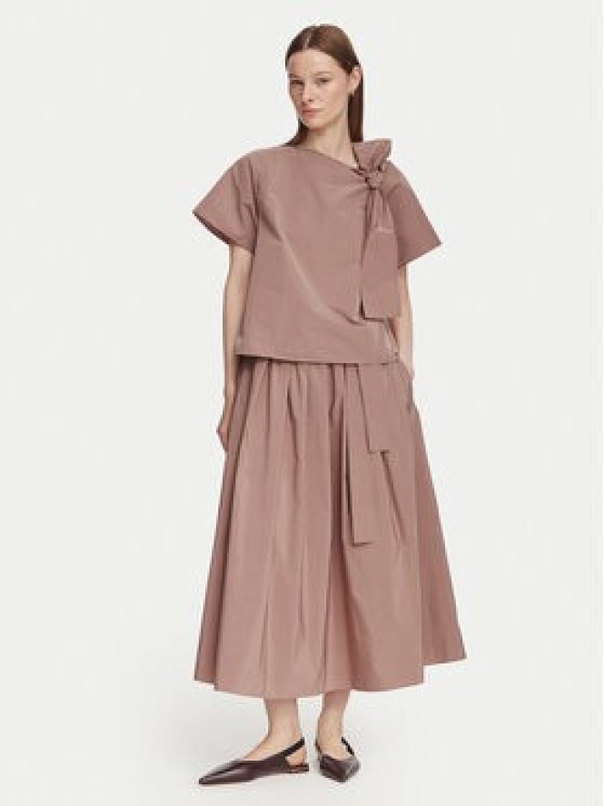 Weekend Max Mara Spódnica midi Alpaca 2625106041 Brązowy Regular Fit
