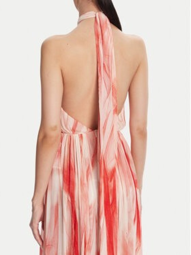 Elisabetta Franchi Sukienka letnia ABR4752E2 CP9 Czerwony Regular Fit