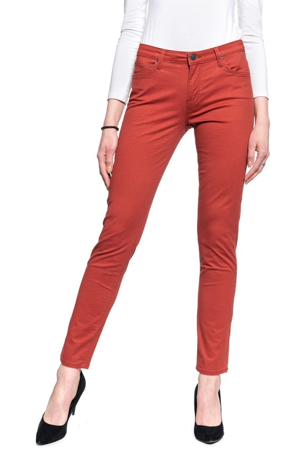 DAMSKIE SPODNIE MATERIAŁOWE LEE SLIM ELLY L305QX38 112106158