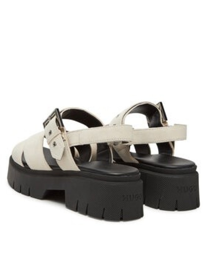 HUGO Sandały Kris_Sandal_BKSD 50541753 Écru