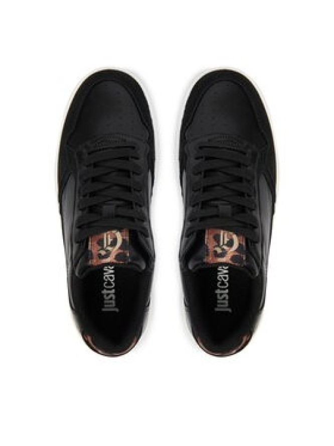 Just Cavalli Sneakersy 80RA3SM3 ZPC06 Czarny