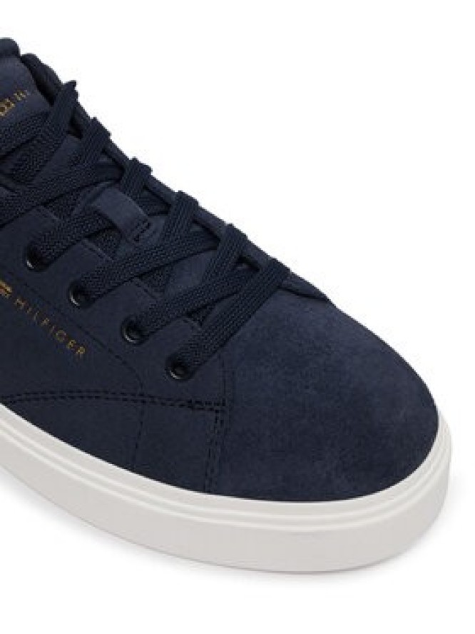 Tommy Hilfiger Sneakersy Logo Cupsole Trainers FW0FW09109 Granatowy