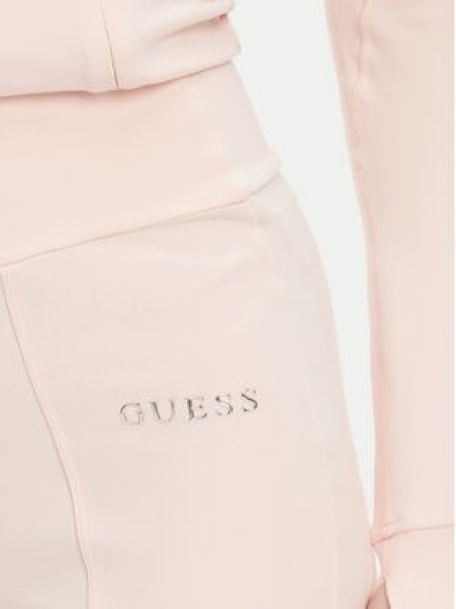 Guess Spodnie dresowe V5RB15 KCD02 Różowy Regular Fit