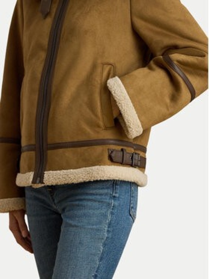 LAUREN RALPH LAUREN Kurtka z imitacji skóry 297P04122002 Brązowy Regular Fit