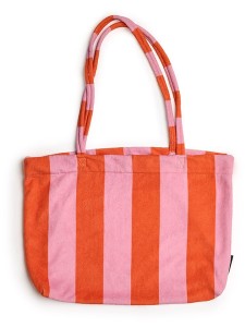 Really Nice Things Shopper bag w kolorze jasnoróżowo-pomarańczowym - 50 x 40 cm rozmiar: onesize