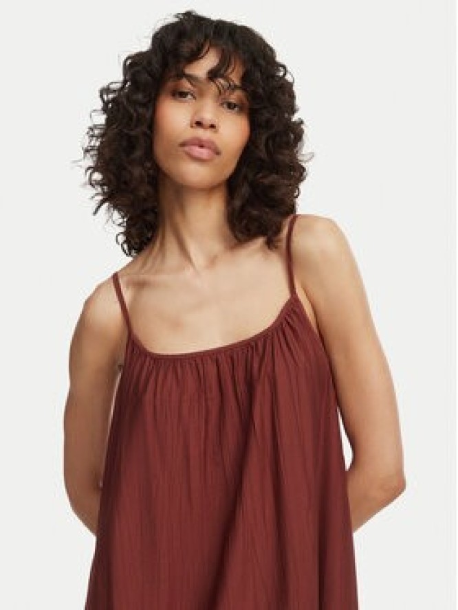Vero Moda Sukienka letnia Vira 10340738 Brązowy Relaxed Fit