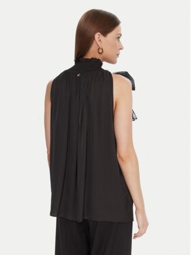 LOLA CASADEMUNT Bluzka LF2515016 Czarny Regular Fit