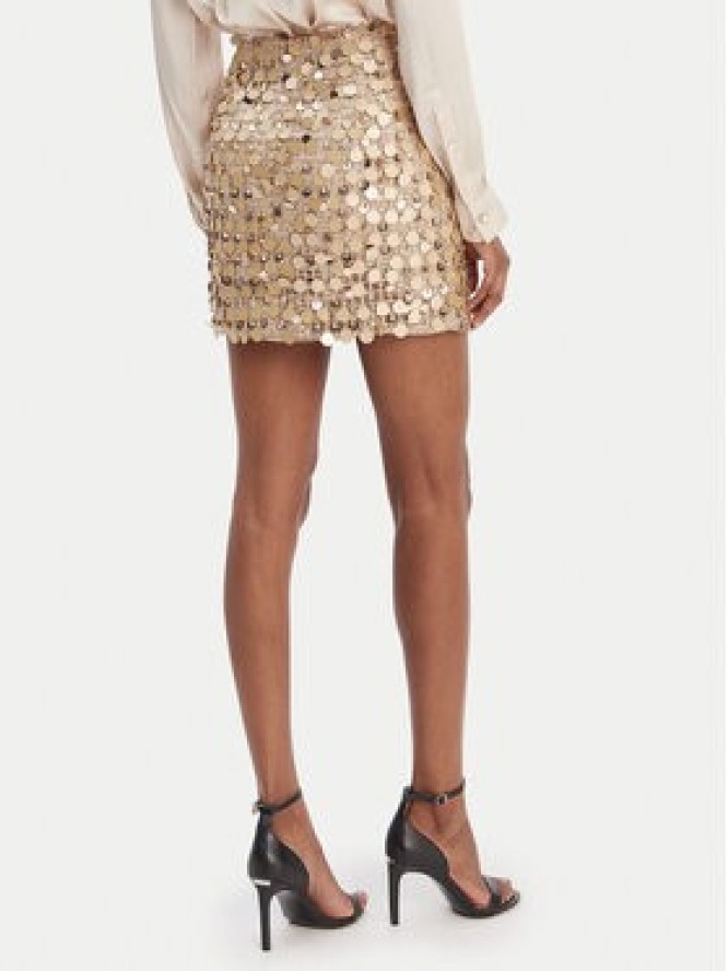 Guess Spódnica 180021 Złoty Classic Fit