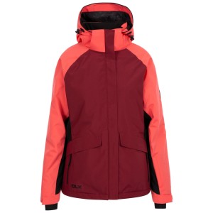 Dlx Ursula - Damska kurtka narciarska Dlx Dark Cherry