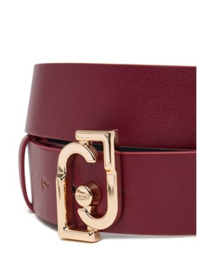 Liu Jo Pasek Damski Hips Belt 3,5 Cm AF5238 E0077 Bordowy