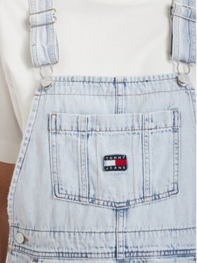 Tommy Jeans Ogrodniczki Dungaree DW0DW22402 Niebieski jasny Relaxed Fit
