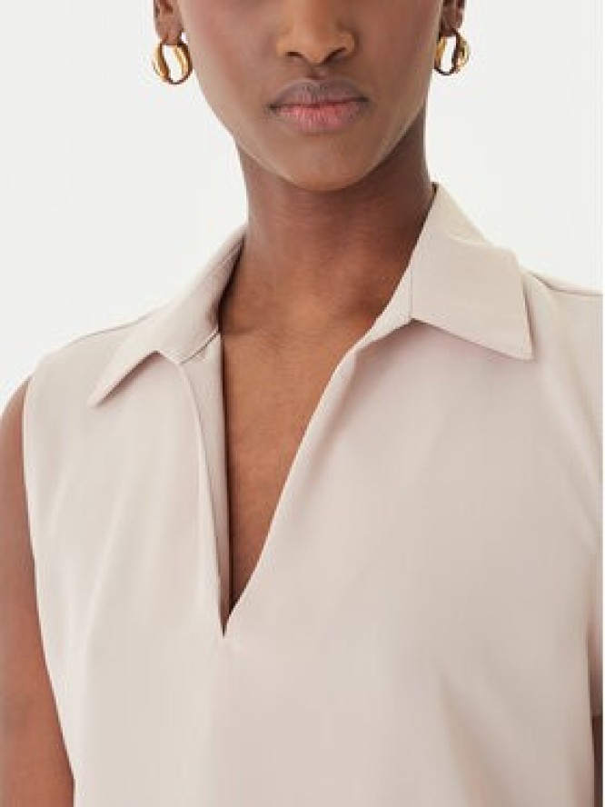 Rinascimento Bluzka CFC0127446003 Beżowy Regular Fit