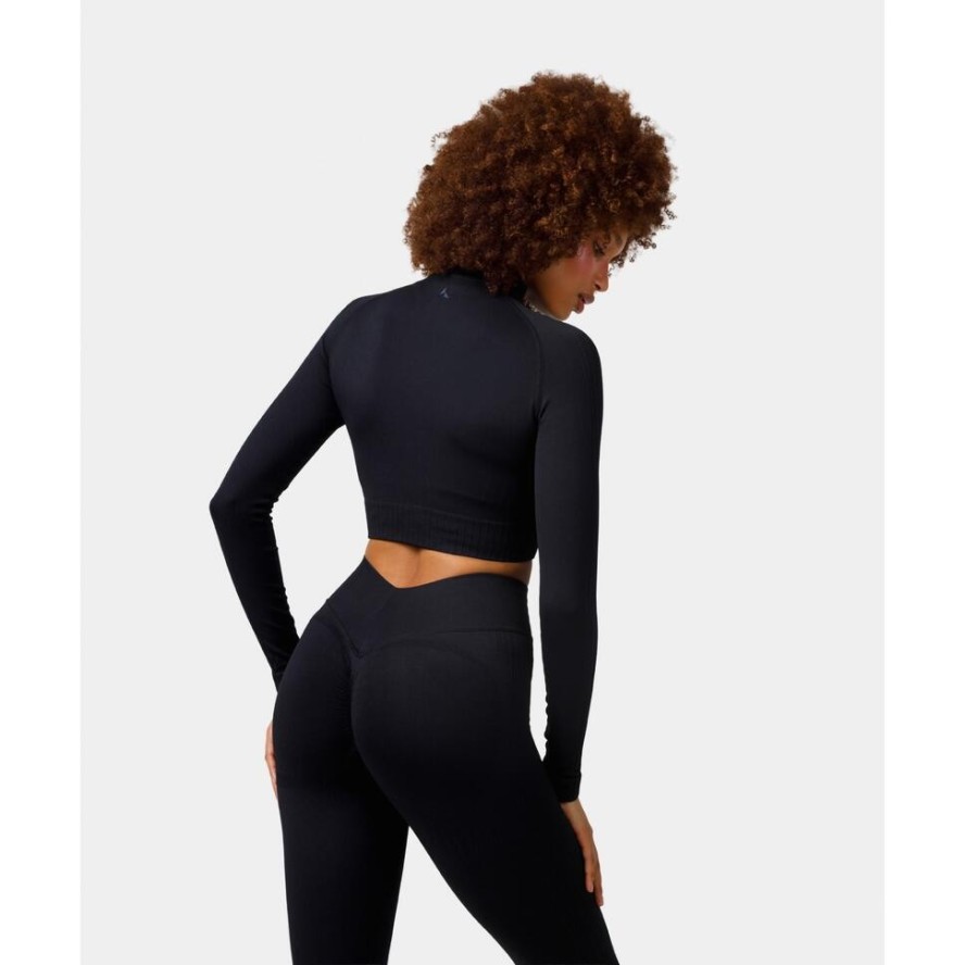 Longsleeve rozpinany Carpatree Elite czarny