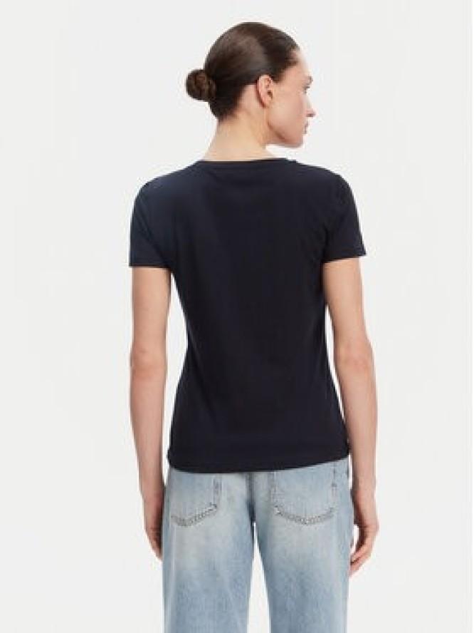 Gaudi T-Shirt 511BD64021 Granatowy Regular Fit