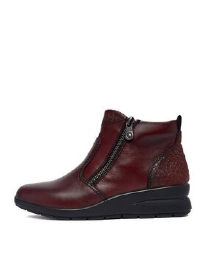 Rieker Botki CEO-L4861-35 Bordowy